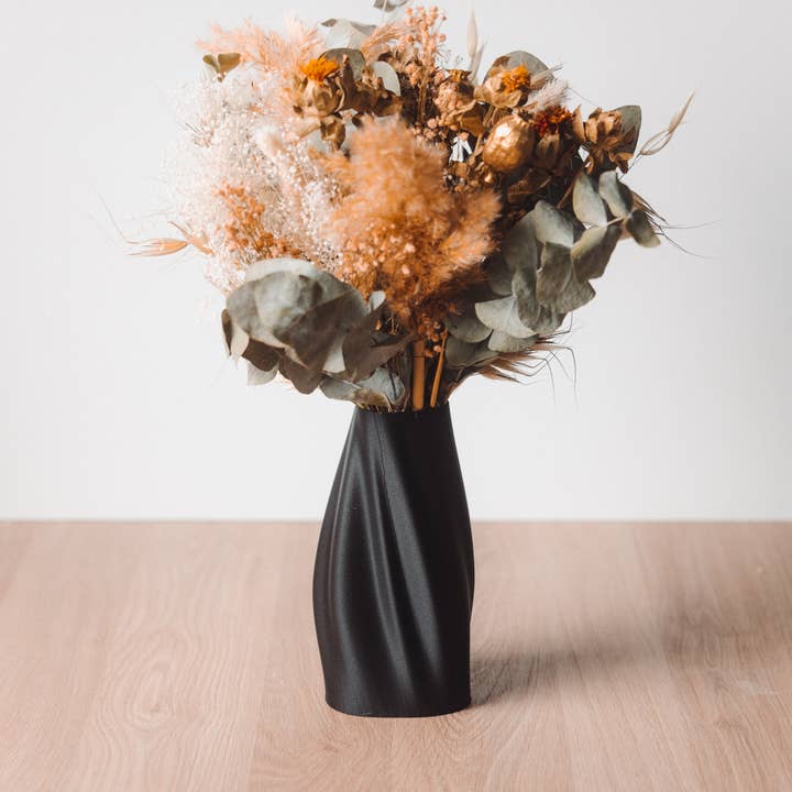 Copo Design - Wholesale Vase - Dried flowers Vase - Wood based - Plastic free - Twist