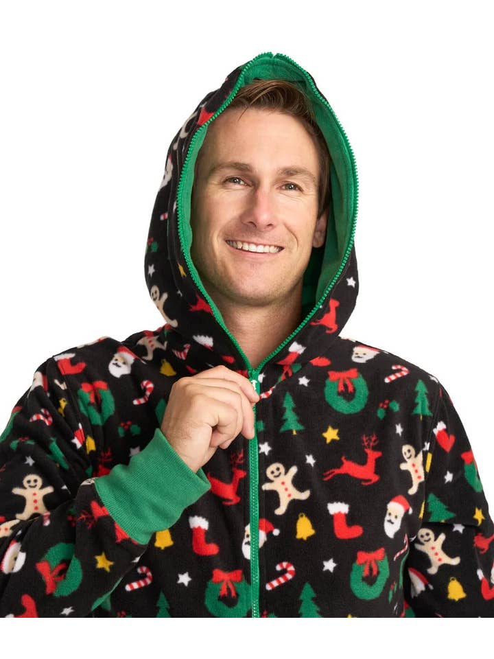 Tipsy Elves – Großhandel Einteiler – Herren – Cookie Cutter Jumpsuit - Herren Weihnachts-Einteiler1