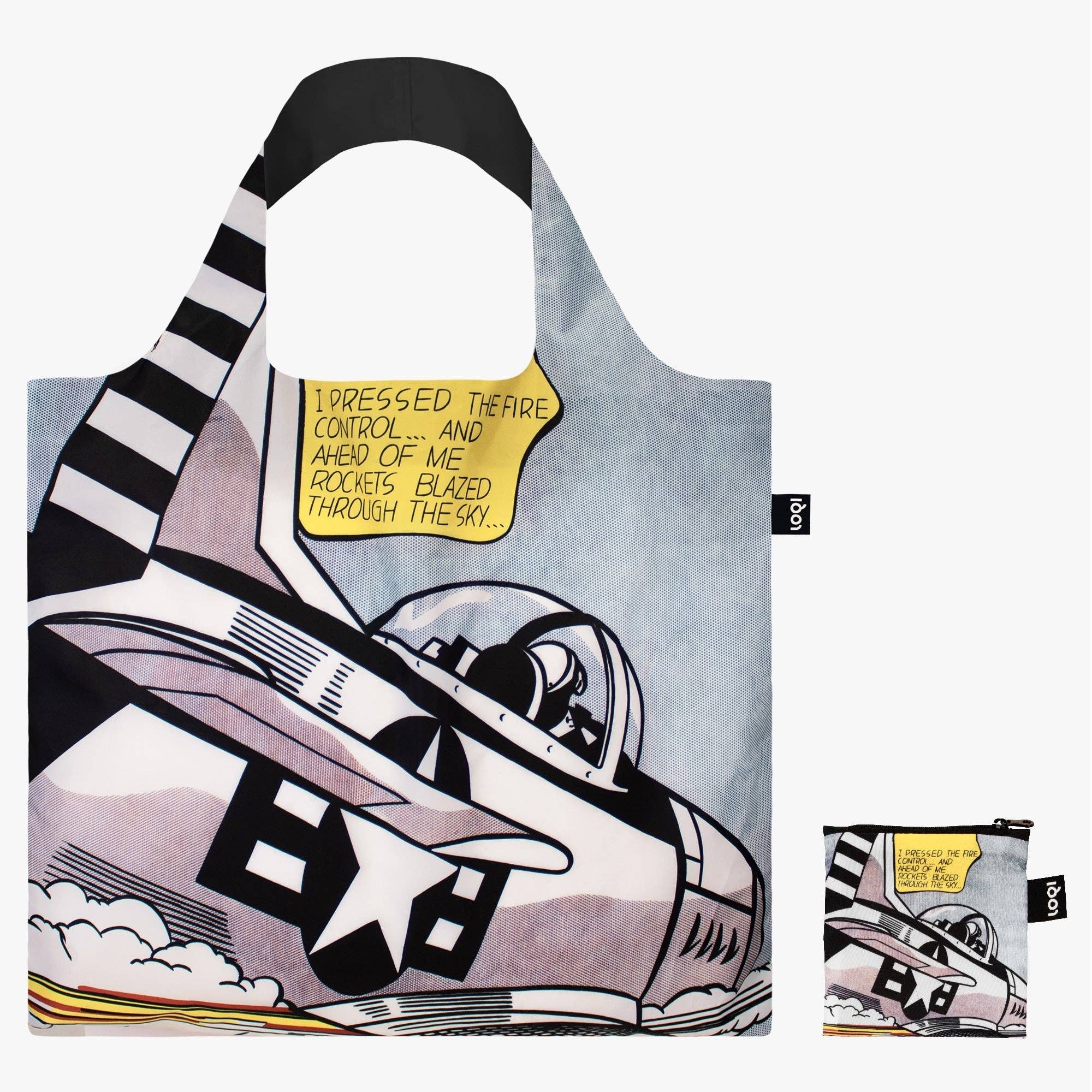 LOQI - Wholesale Tote Bag - Unisex - ROY LICHTENSTEIN Whaam! Recycled Bag1