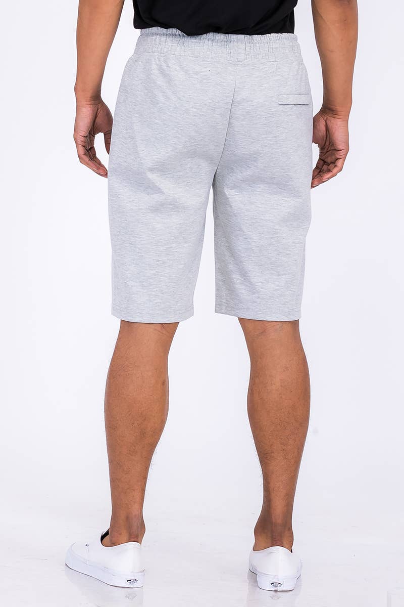 WEIV - Vente Short – homme - SP111 Short de survêtement en coton chiné pour homme16