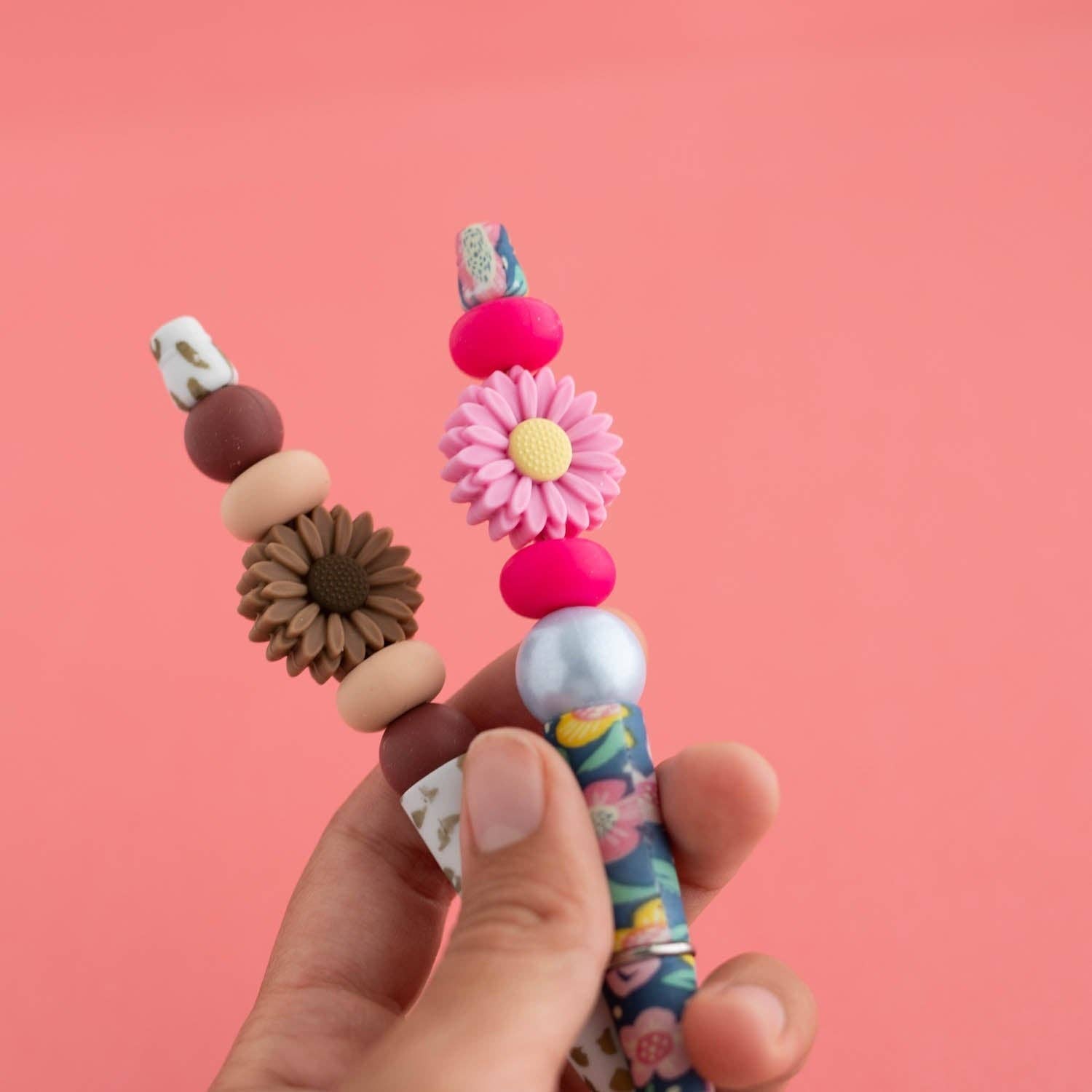 Cara & Co Silicone Craft Supply - Wholesale Pen - Beadable Plastic Printed Pens11