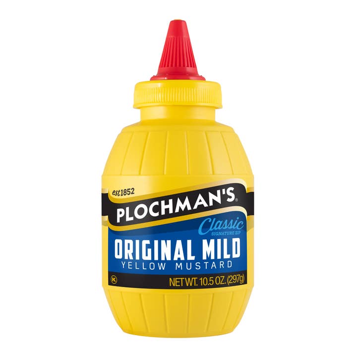 Mild Yellow Mustard (10.5 oz) for wholesale by Plochman's