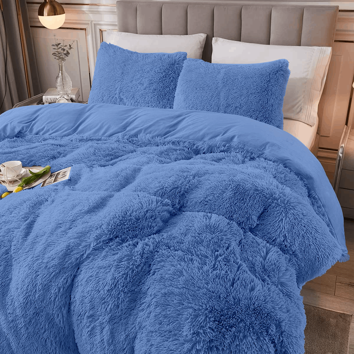 Beach Stone – wholesale Bedding set – Teddy Cuddles Hug & Snug Duvet Cover Bedding Set With Pillowcase Cosy & Warm24