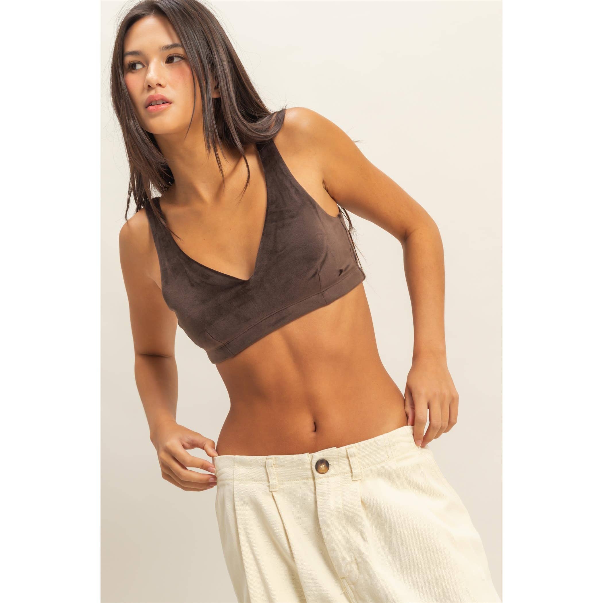 HYFVE - Wholesale Bralette - Women's - V-Neck Crop Bralette Top0