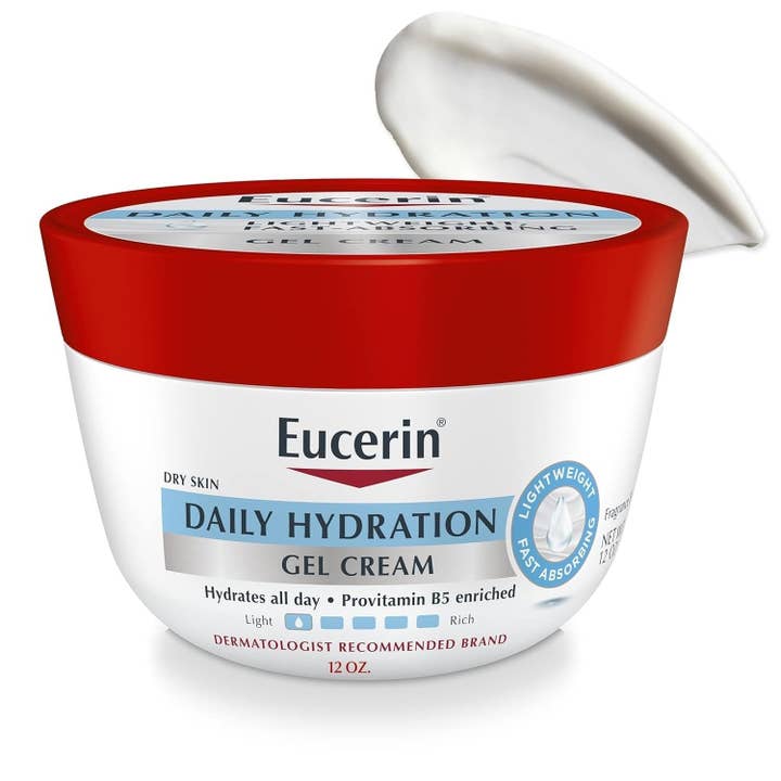 Eucerin Gel-Crème Hydratant Quotidien, Hydratant Corporel Sans Parfum, 12 oz pour la vente par Super Stock Wholesale
