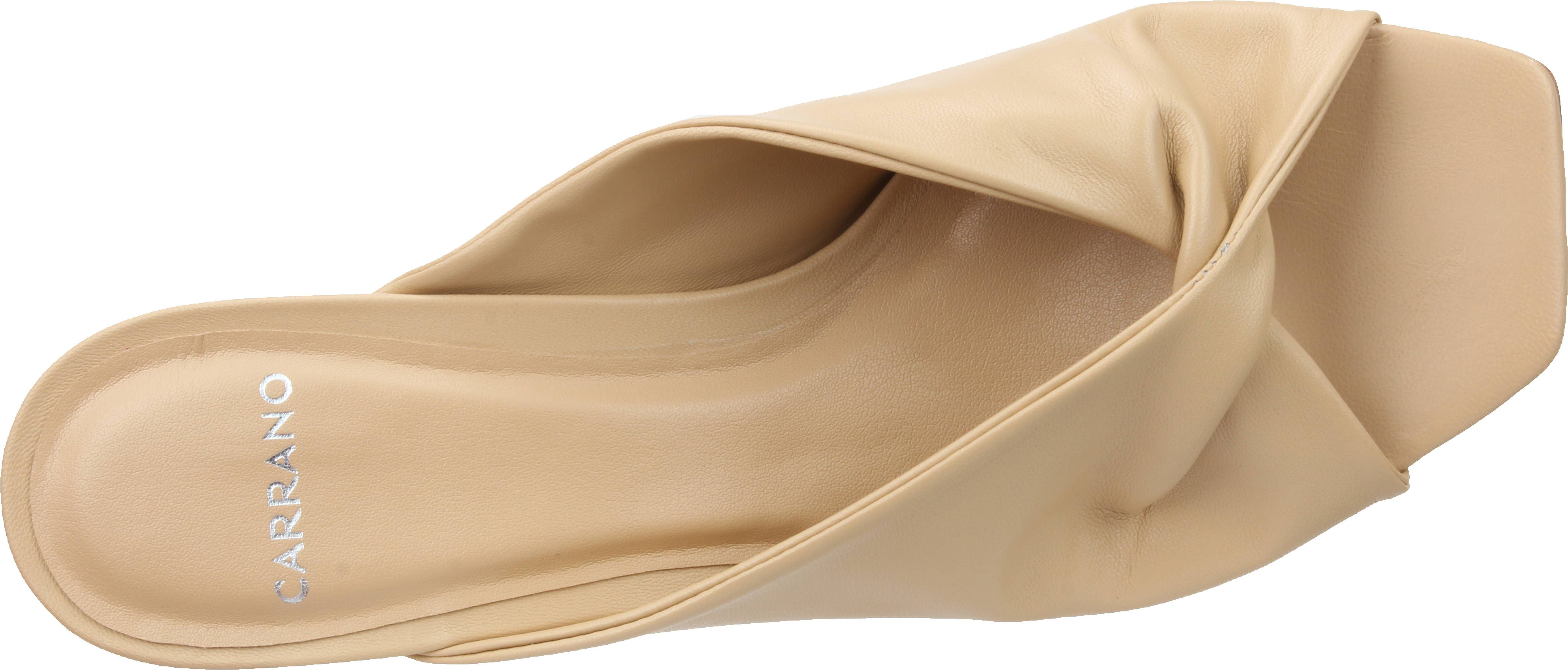 Carrano - Wholesale Low Heels - Women's - Sage - Leather Slide Sandal 322002F5