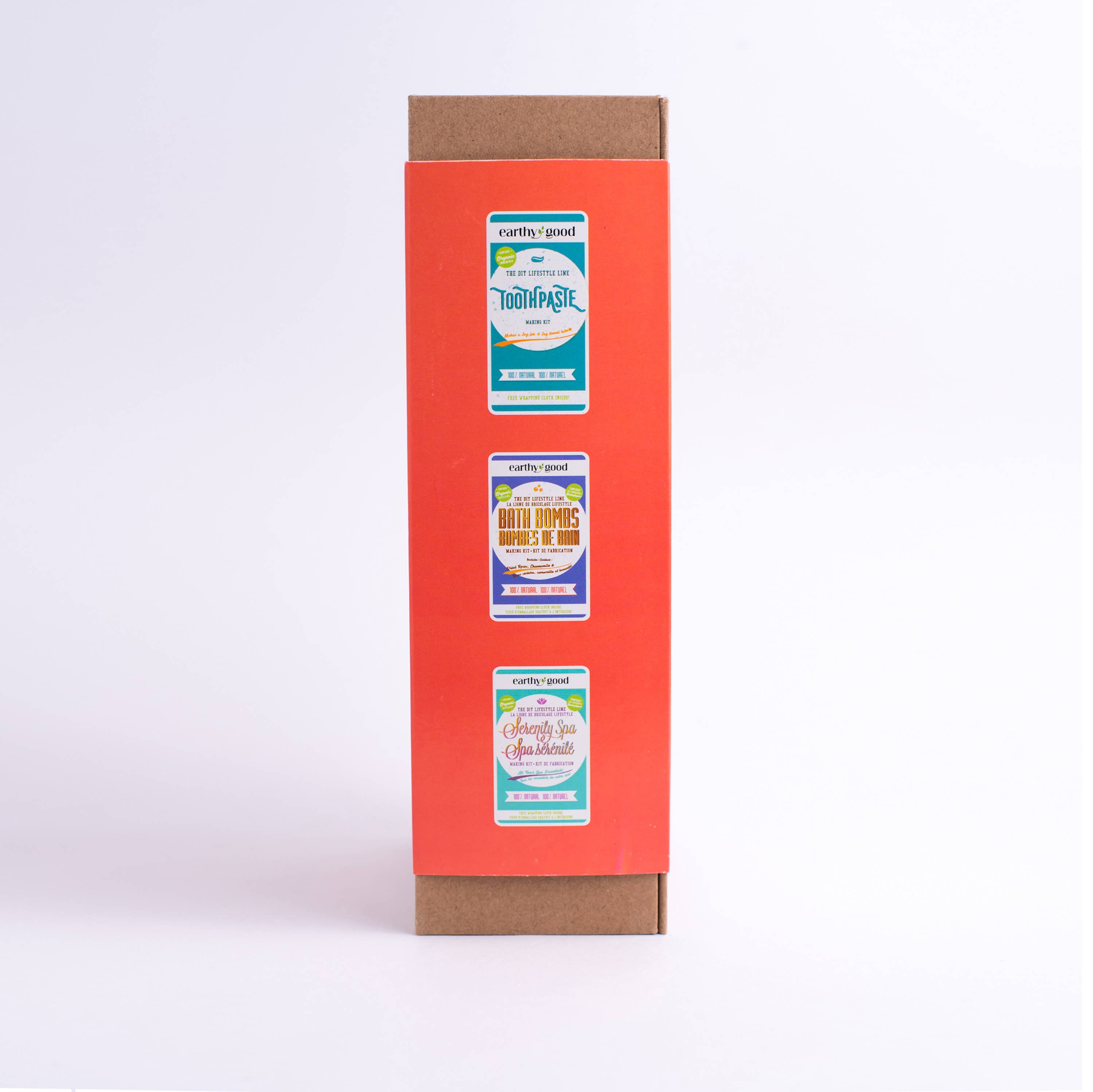 Earthy Good / Kiss Naturals - Venta al por mayor Bálsamos labiales - Kit de Bálsamo Labial Orgánico DIY Earthy Good – Haz 8 Bálsamos | Unidad5