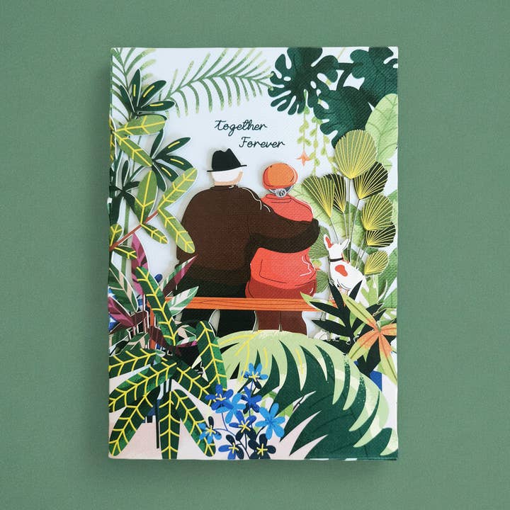 Originele op papier gesneden kaart - AL198 voor wholesale door Alljoy Design