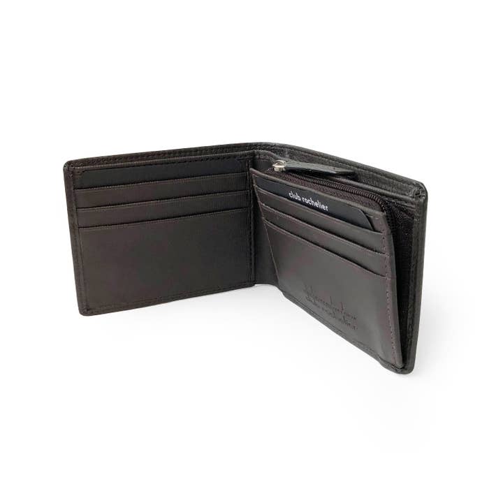 Club Rochelier - Wholesale Wallet - Men's - Men's Slim Wallet With Zippered Pocket11