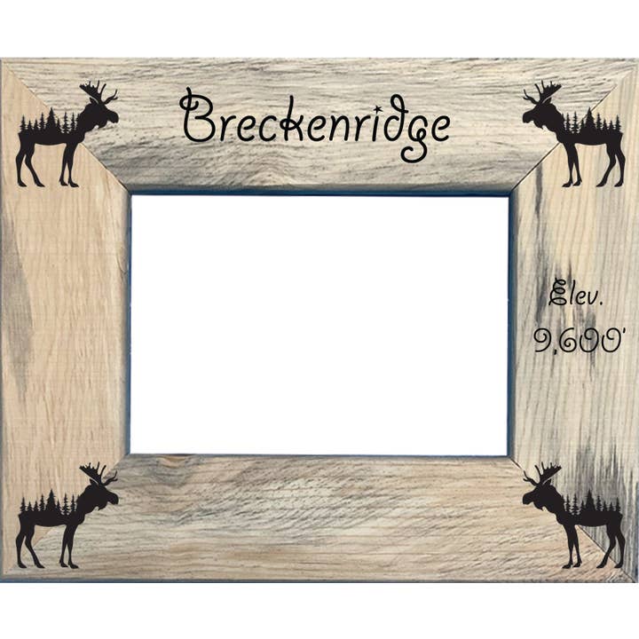 Marco de fotos de pino azul de 5 x 7 pulgadas, 1 — Marco de madera personalizado para venta al por mayor de Winding Hills Designs