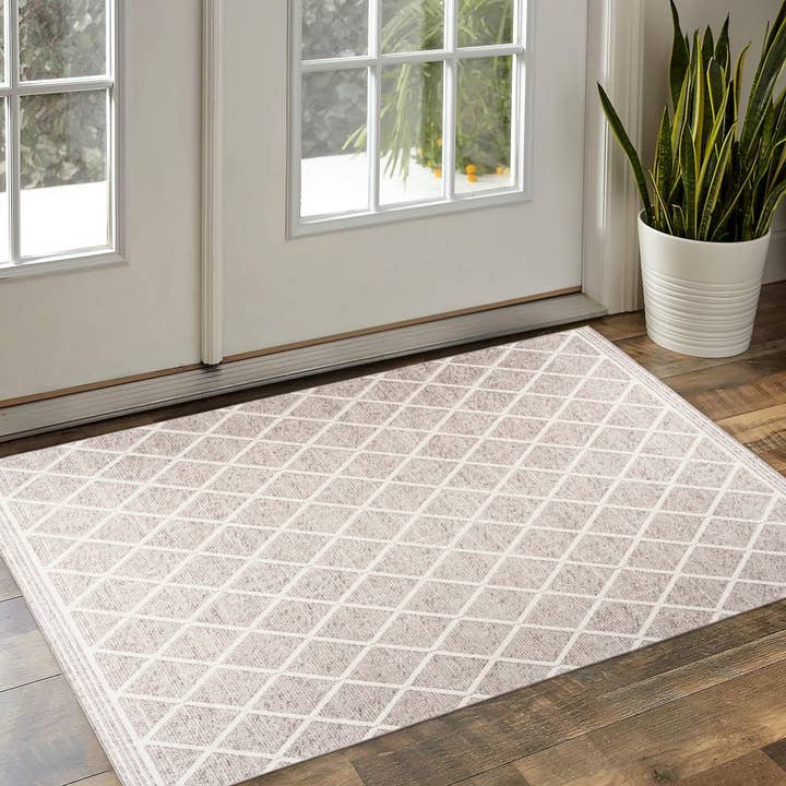 ReaLife Rug Machine Washable - Boho Modern Farmhouse - Tessa for wholesale by Fab Habitat