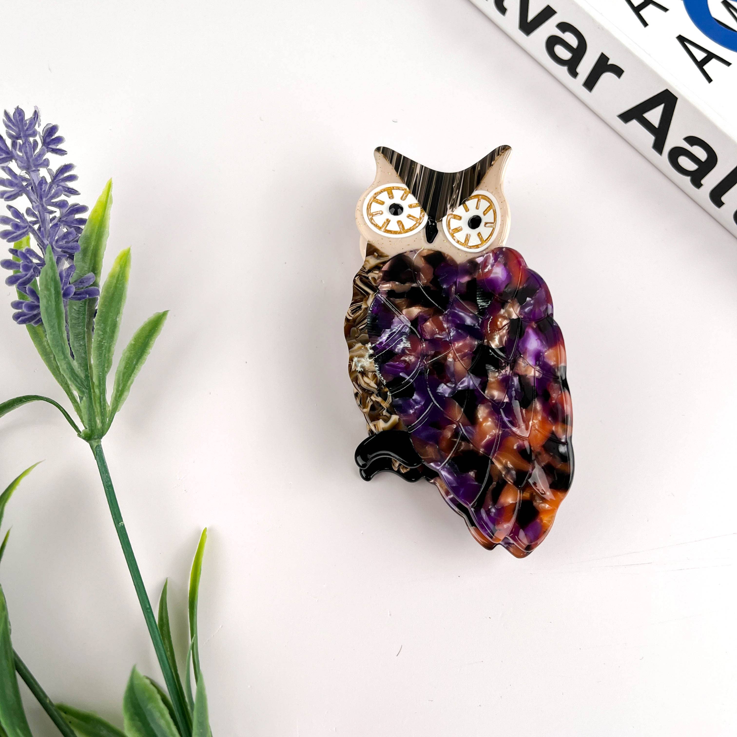 TheDivaSoap - Vendita all'ingrosso Fermaglio per capelli - Donna - Fermaglio per capelli a gufo, fermaglio a artiglio animale