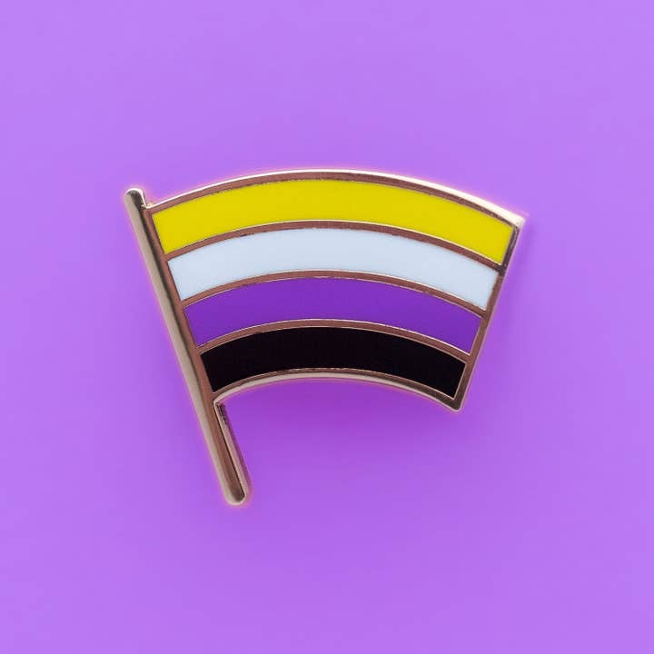 Dissent Pins – Engroshandel Reversnål/knap – Ikke-binær Flag Pin1