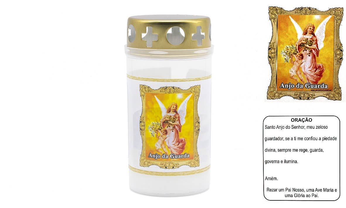 Esoterica Arte - Wholesale Jar/Filled Candle - V. Lamps. Anjo Guarda (20 units)0