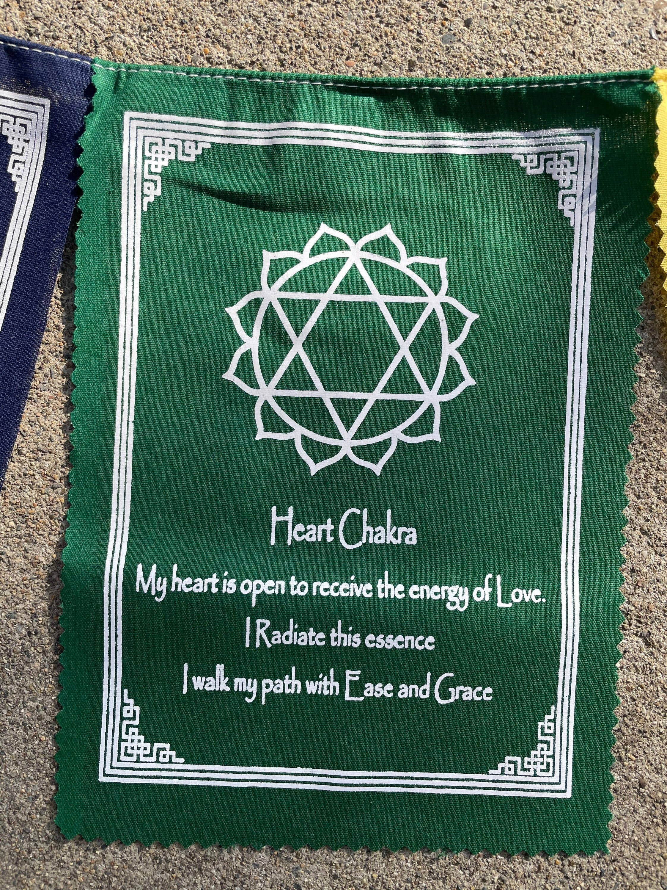 Like International - Wholesale Flag - 7-Chakra Prayer Flags Bright Decor8