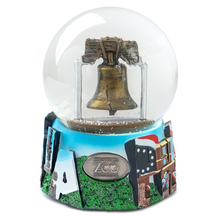 Philadelphia 100mm Musical Snow Globe {Click Customize} for wholesale by Animals Forever, Inc