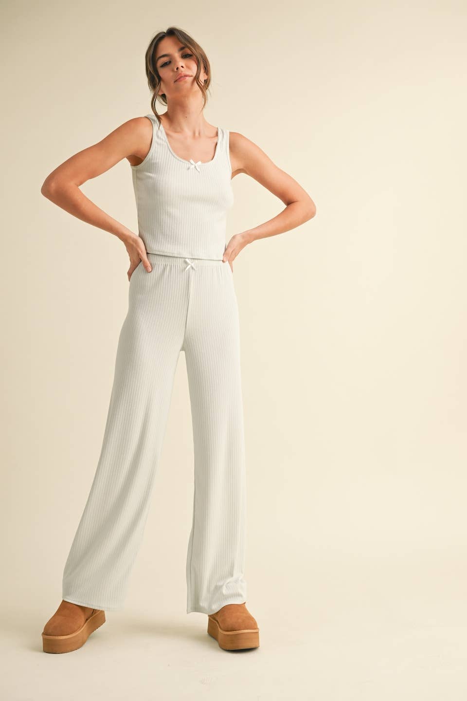 KIMBERLY C - Venta al por mayor Camiseta sin mangas - Mujer - Camiseta de Tirantes Punto Calado Lounge4