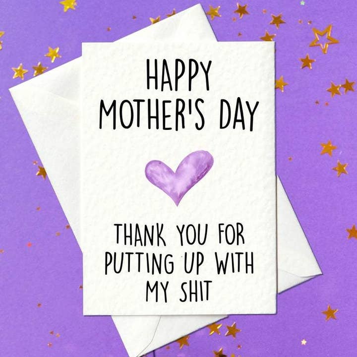 Feliz Día de la Madre - Gracias por aguantar para venta al por mayor de Prickly Cards