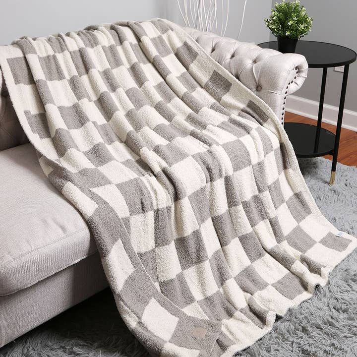 Fashion City - Wholesale Throw Blanket - Checkerboard Patterned Throw Blanket21