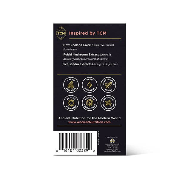 Black Ancient Nutrients Vitamin B Complex | Capsules (60 Capsules) for wholesale on Faire5