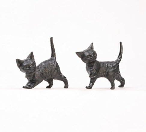 Cats - Running Kittens - Black - Set of 6 - 203-3-50B for wholesale on Faire6