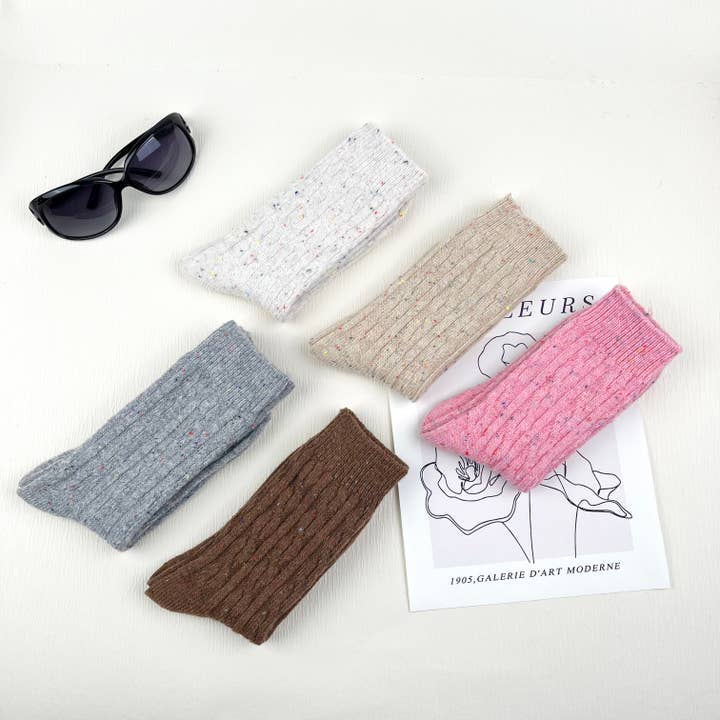 mildstyles - Wholesale Socks - Women's - solid Color Heat socks