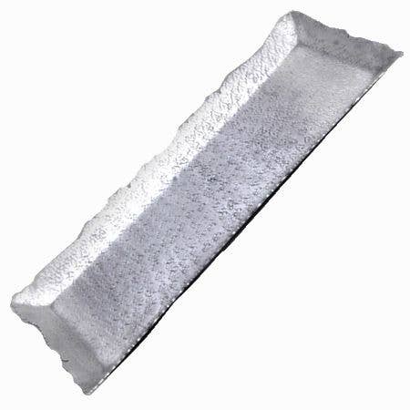 India Handicrafts Inc - Wholesale Serving Tray - Silver Hammered Cutting Tray - Rectangular Shape2