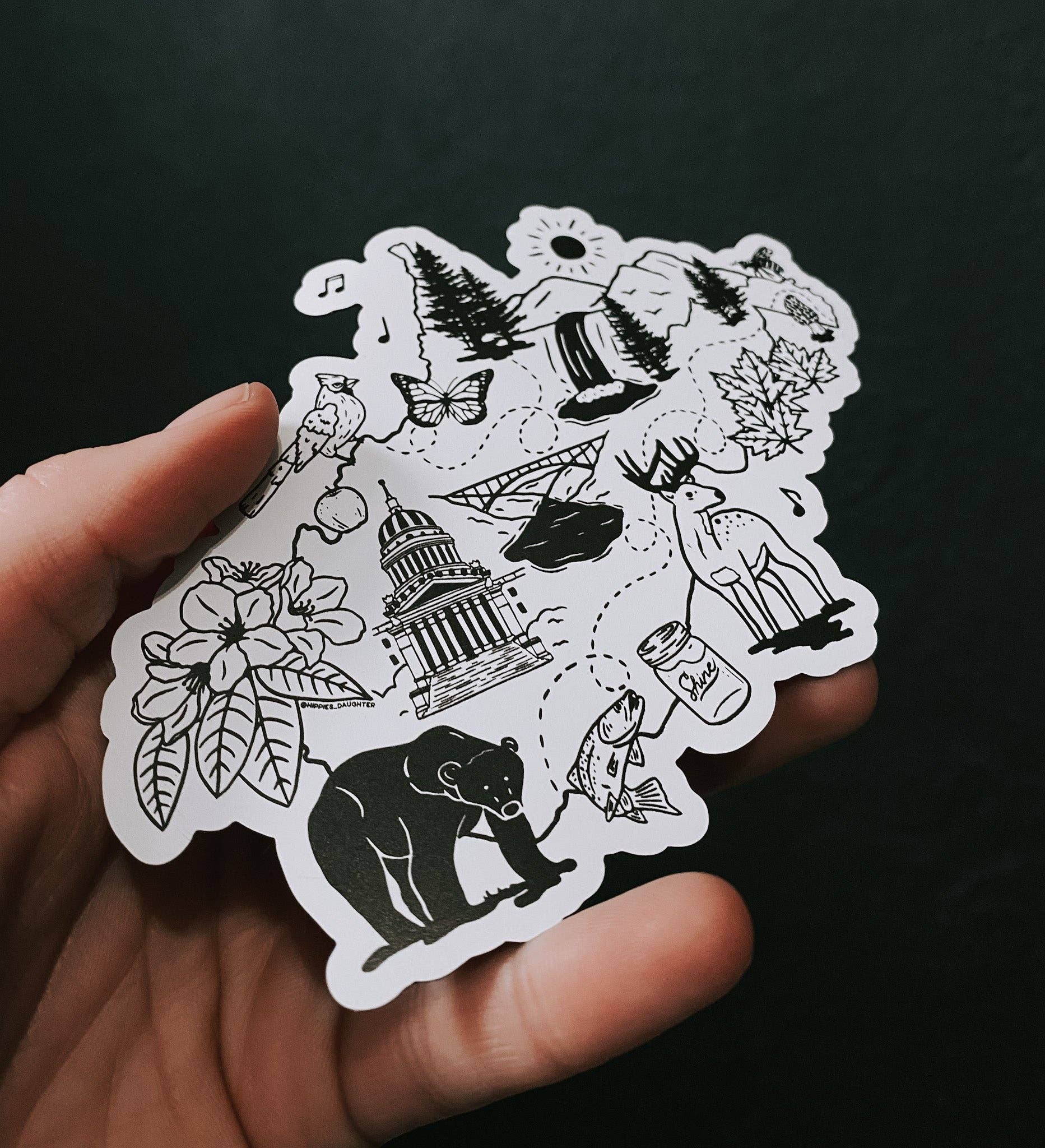 Hippie’s Daughter - Wholesale Magnet - WV // magnet1