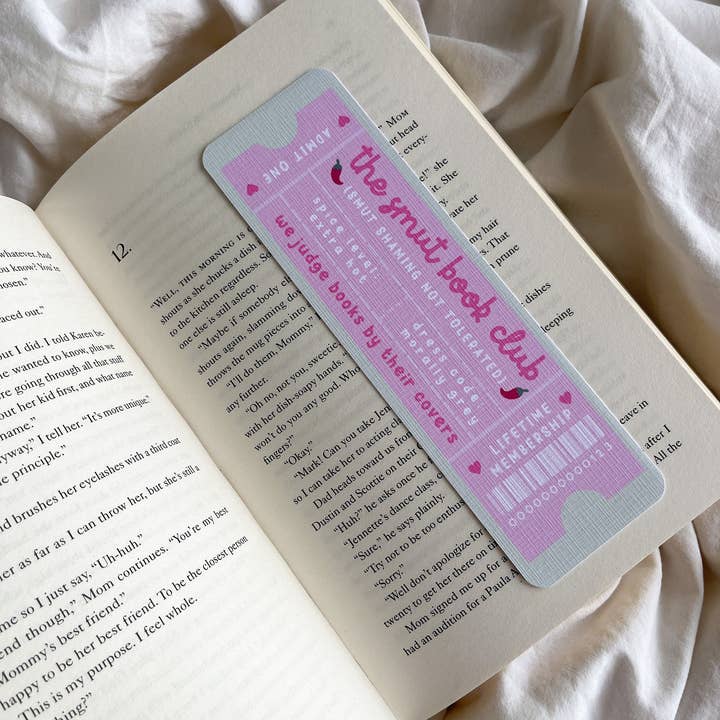 Fleurs on Sunday - Wholesale Bookmark - The Smut Book Club Bookmark Ticket