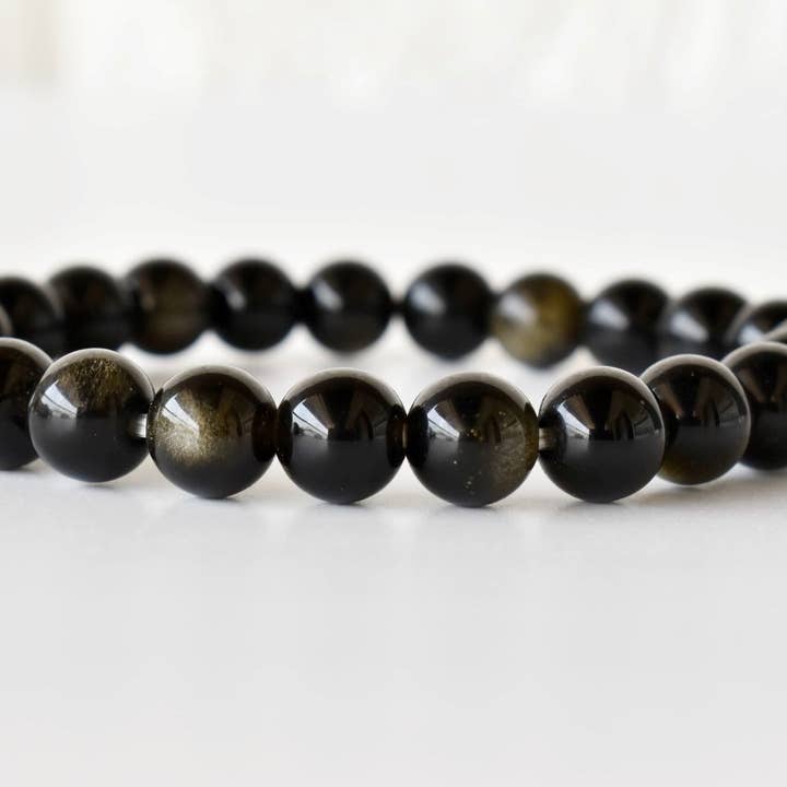 Soothing Crystals - Wholesale Beaded Bracelet - Healing Bracelet | Golden Obsidian | Gemstone Bracelet
