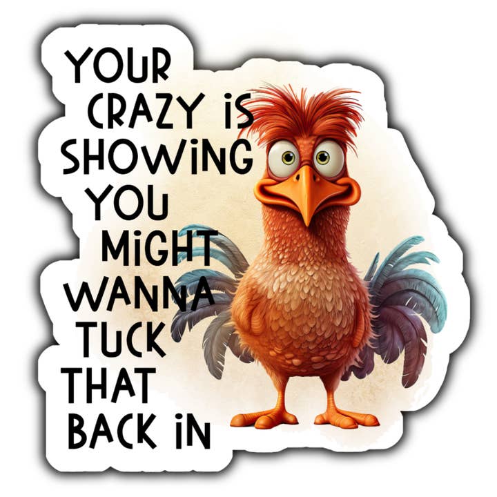 Din vanvittighed viser sig, du vil måske lægge det i klistermærke for engroshandel hos Stick to it creations