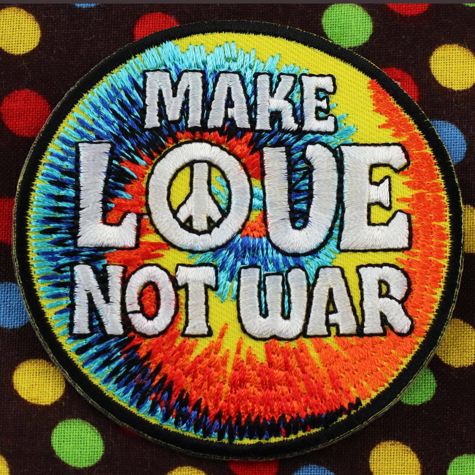 Tribal Trade GmbH - Vente Écusson - Ecusson coloré « Make love not war »9