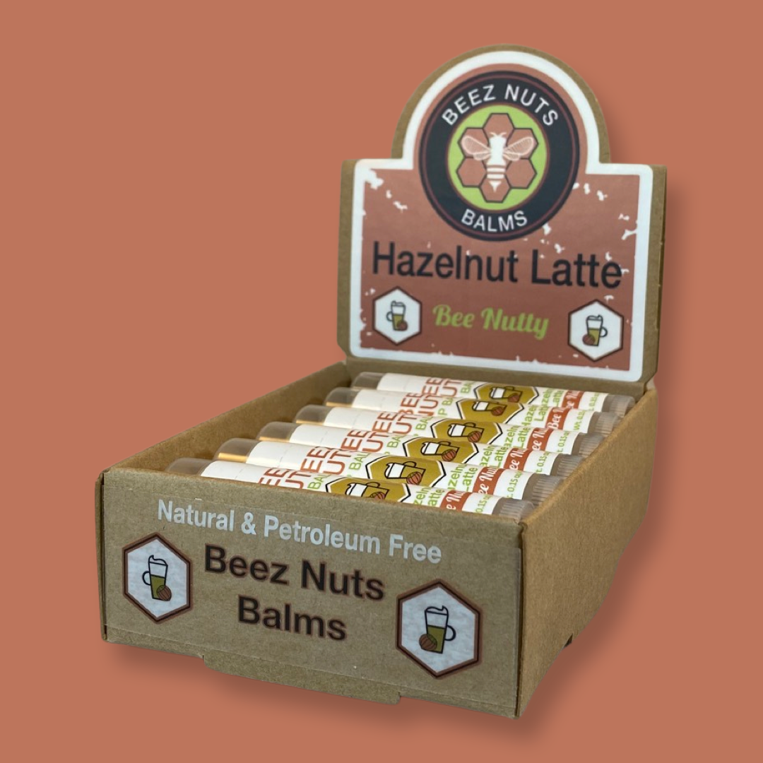 Beez Nuts Balms - Wholesale Lip Balm - Hazelnut Latte Lip Balms - 12 pack7