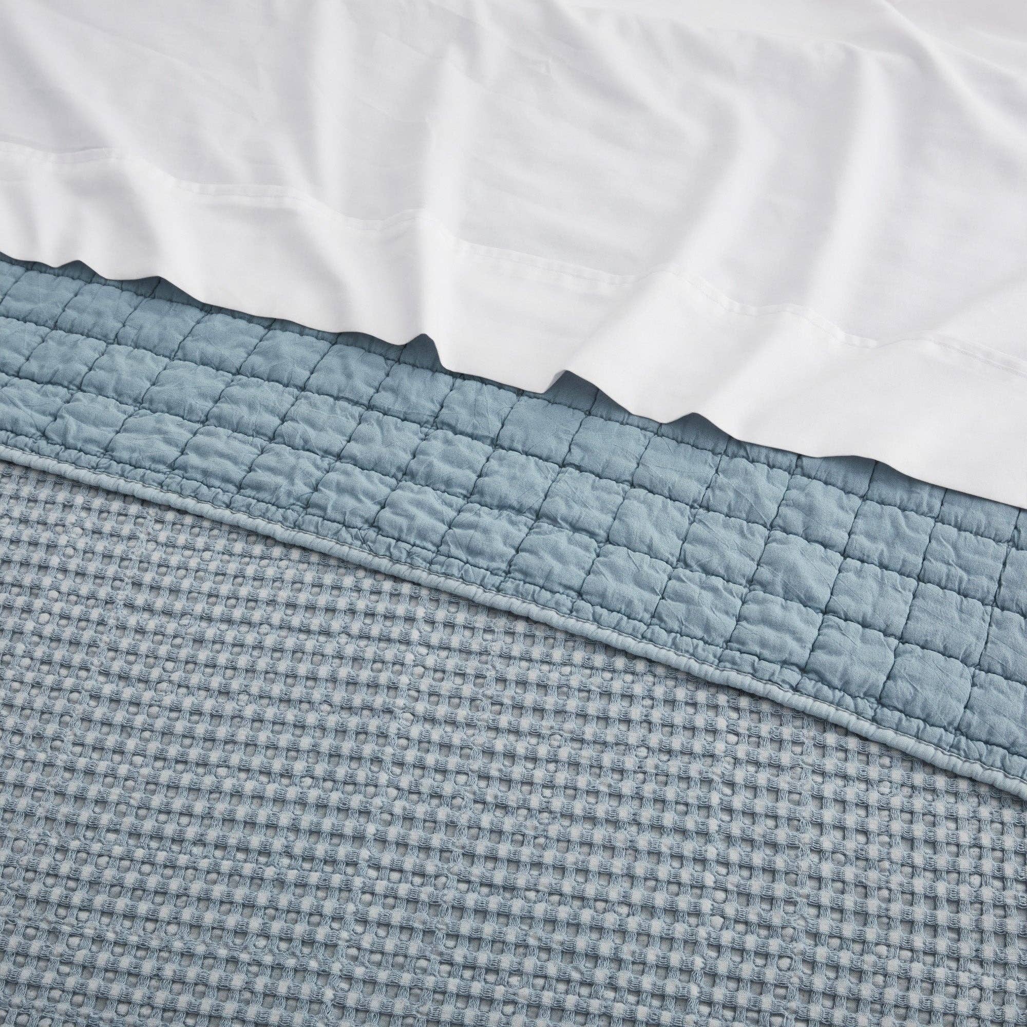 Levtex Home - Vendita all'ingrosso Set di lenzuola - Set trapuntato Mills Waffle94