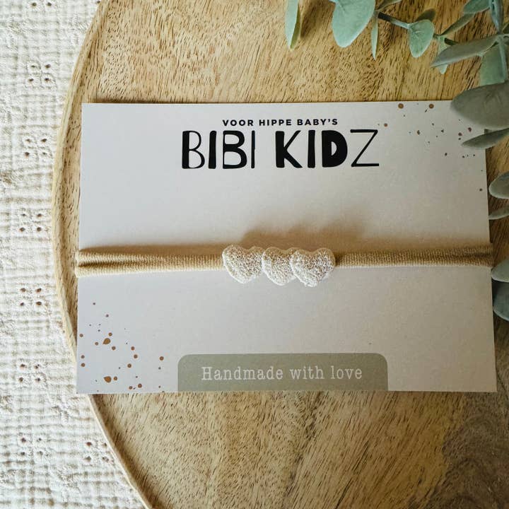Hårband 3 hjärtan för wholesale av Bibi Kidz