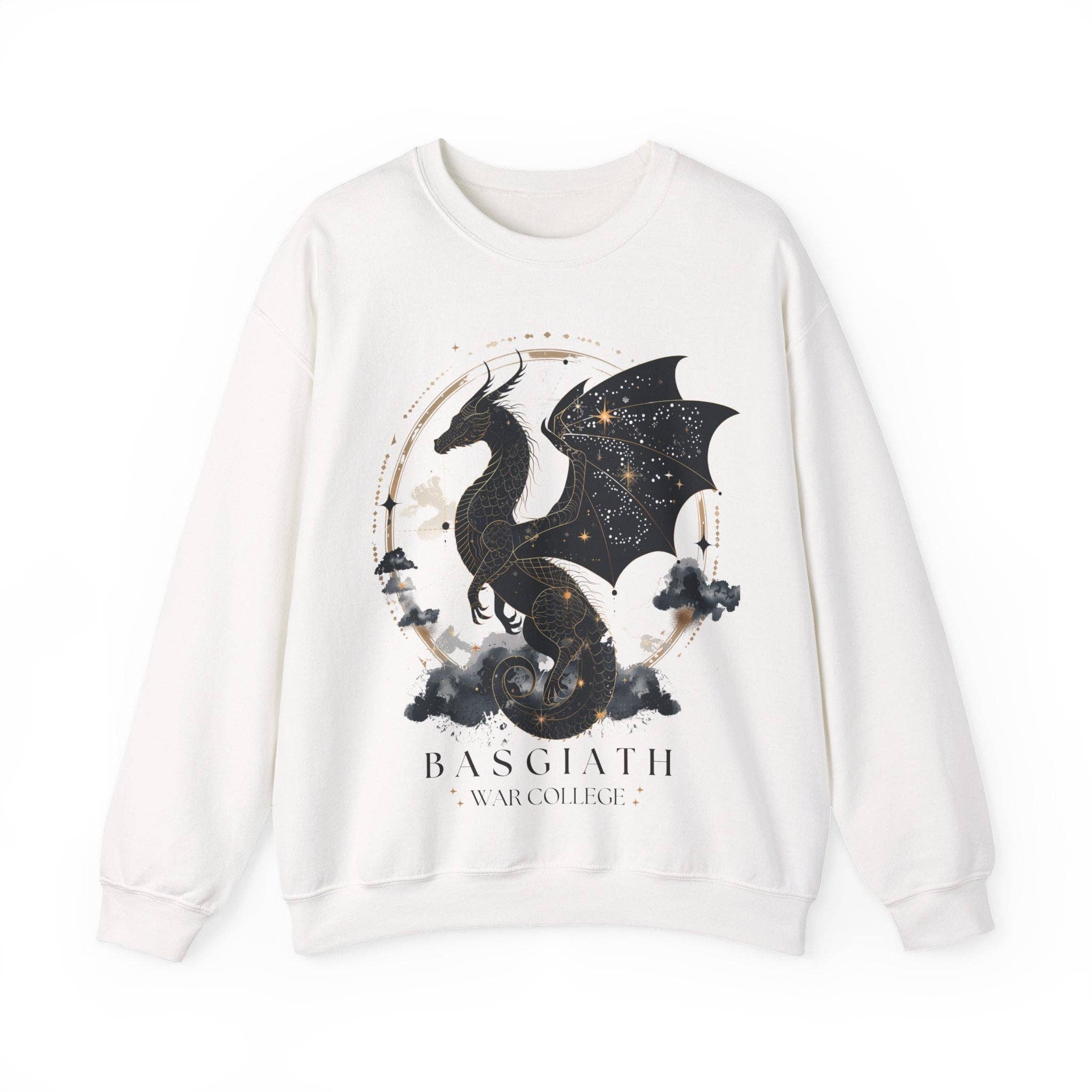 MagicMerchEmporium - Wholesale Graphic Sweatshirt - Unisex - Black Dragon Basgiath Sweatshirt3