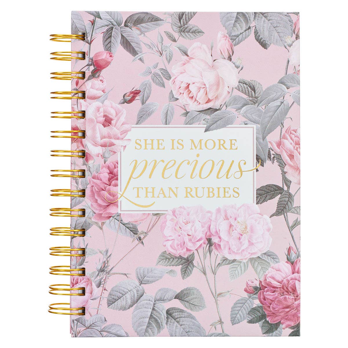 Christian Art Gifts - Vente Journal intime - Plus précieux que le Rubies Wirebound Journal - Prov. 31:100