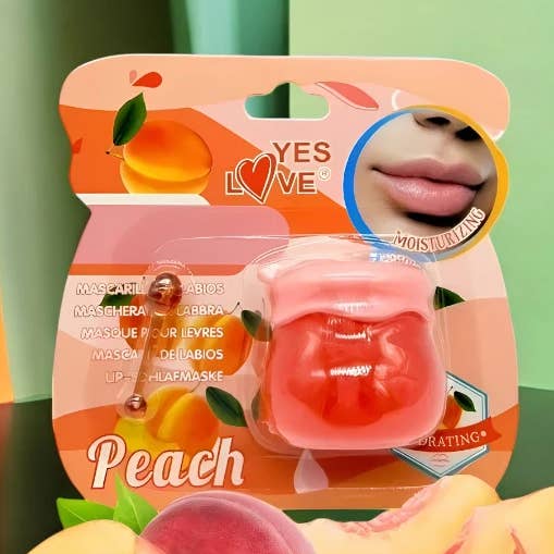 MASCARILLA BRILLO MELOCOTÓN LABIOS YES LOVE ULTRA HIDRATANTE 7865F para venta al por mayor de Kcosmetique