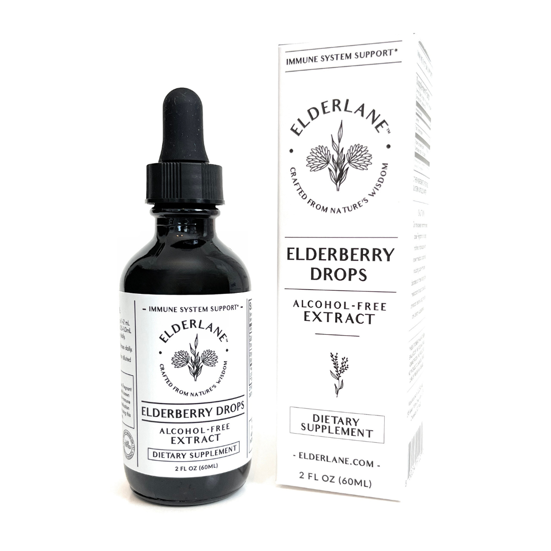 Elderlane® - Wholesale Oral Supplement/Vitamin - Elderberry Drops 2oz - Sugar-Free1