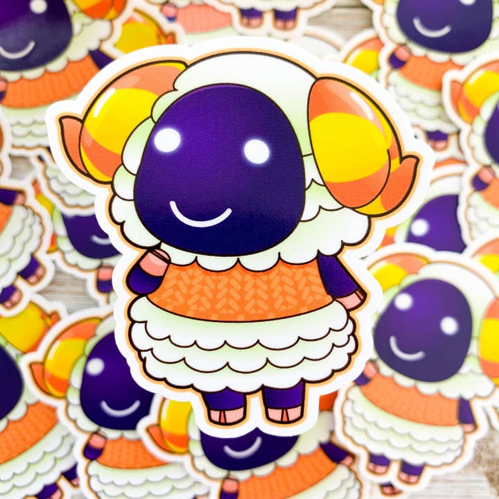 Vesta Animal Crossing vinylsticker/New Horizons/ACNH/Waterdicht voor wholesale door Trash Goblin