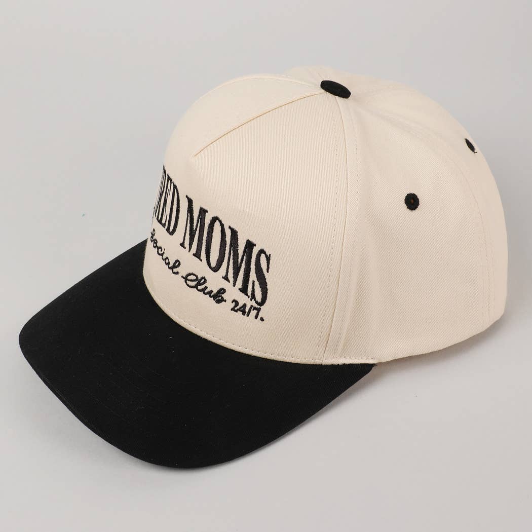 Fashion City - Wholesale Trucker Hat - Women's - Tired Moms EST Social Club 24/7 Embroidery Cap5