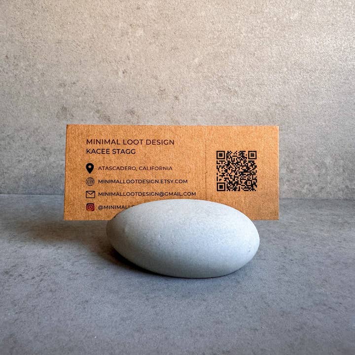 Minimal Loot Design - Wholesale Desk Organizer - Pebble Card Display