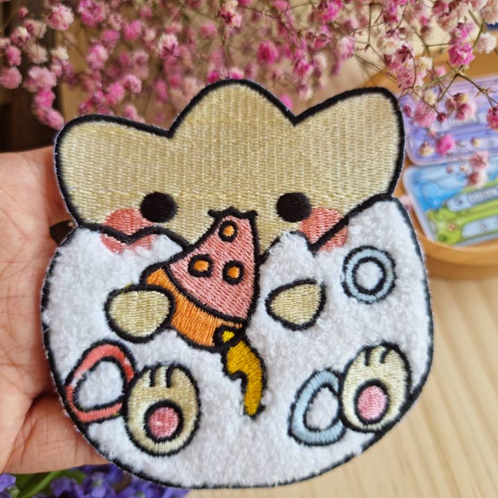 Bizzare Blue – Engroshandel Patch – Togepi Pizza Jern På Broderet Patch