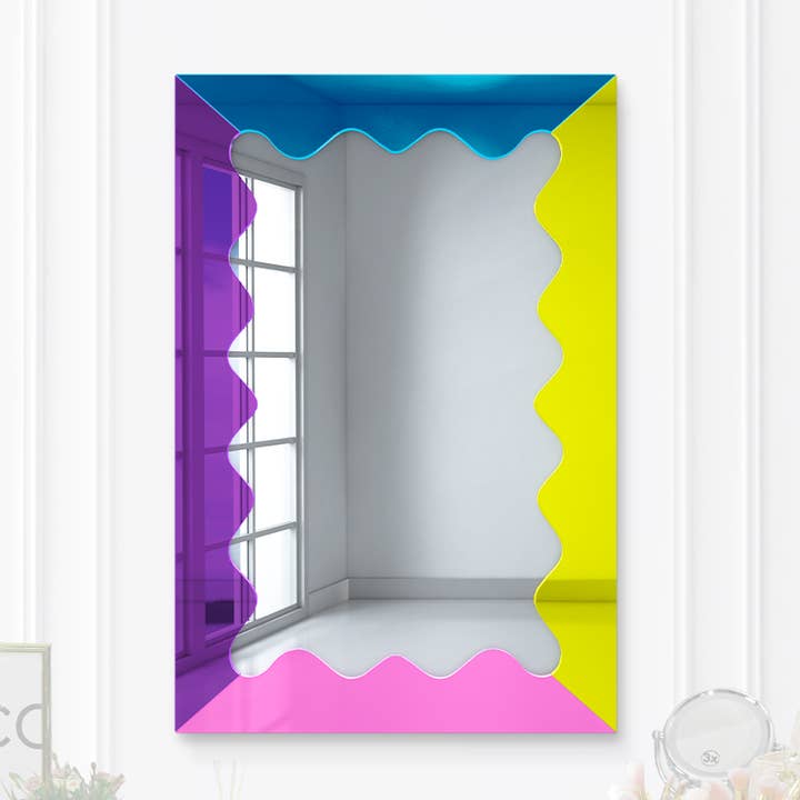 Pop Contrast | Acrylic Art | Decorative Wall Mirror for wholesale by 4ArtWorks