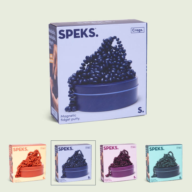 Speks - Wholesale Magnet - Matte Crags Single Color Case Pack9