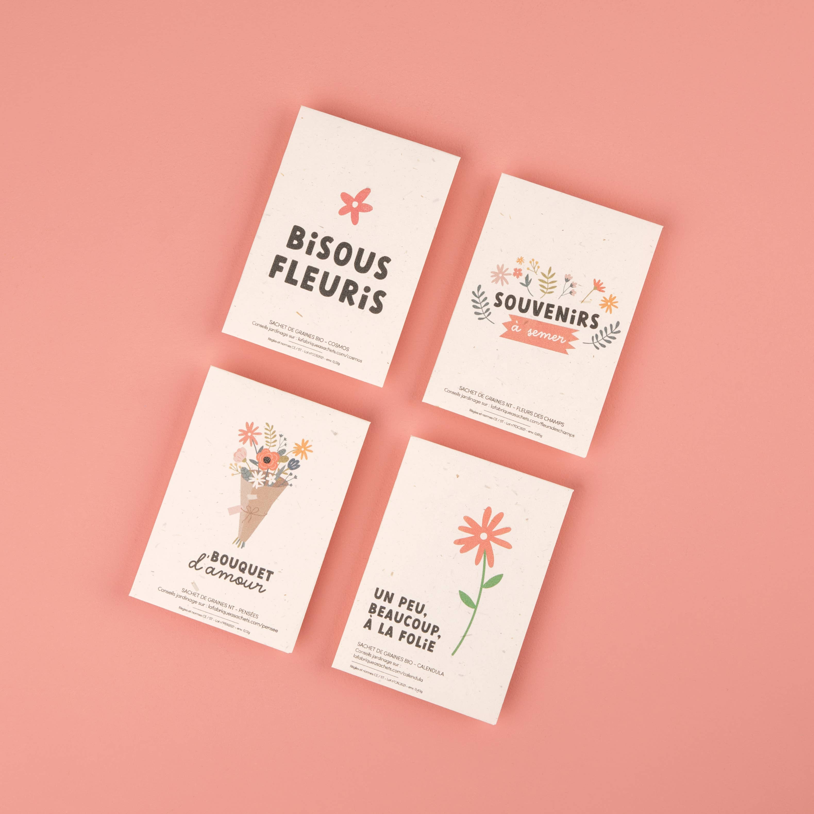 La Fabrique à Sachets - Wholesale Zaadjes voor platten - Een beetje, veel, gek - Calendula Zadenpakje2