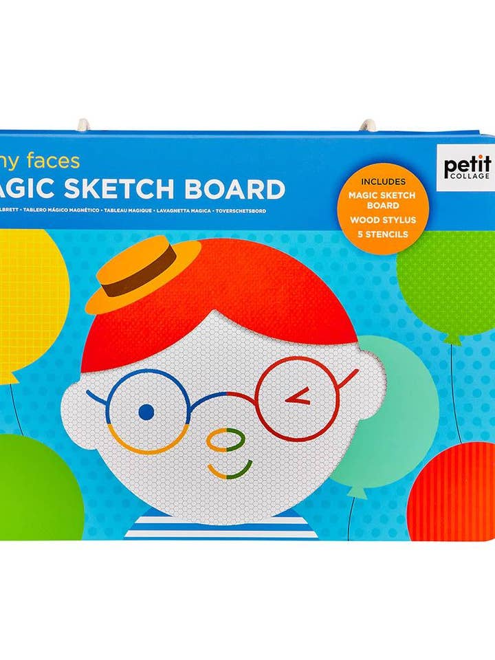 Funny Faces Magic Sketch Board for wholesale by Chronicle Books