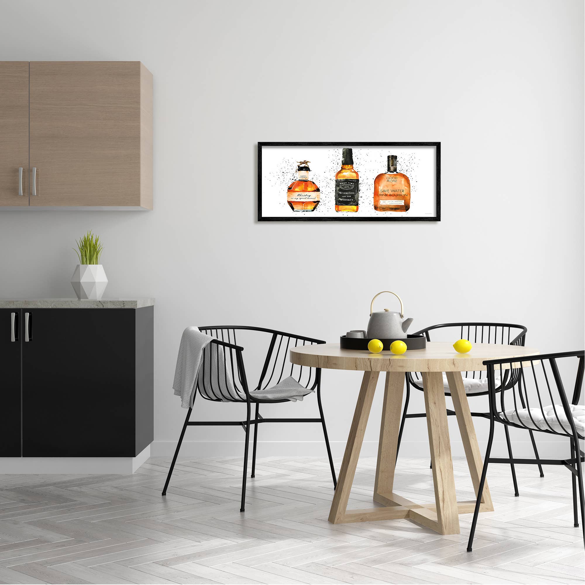 Stupell Industries - Wholesale Wall Sign - Funny Phrases Whiskey Bottles Framed Giclee8