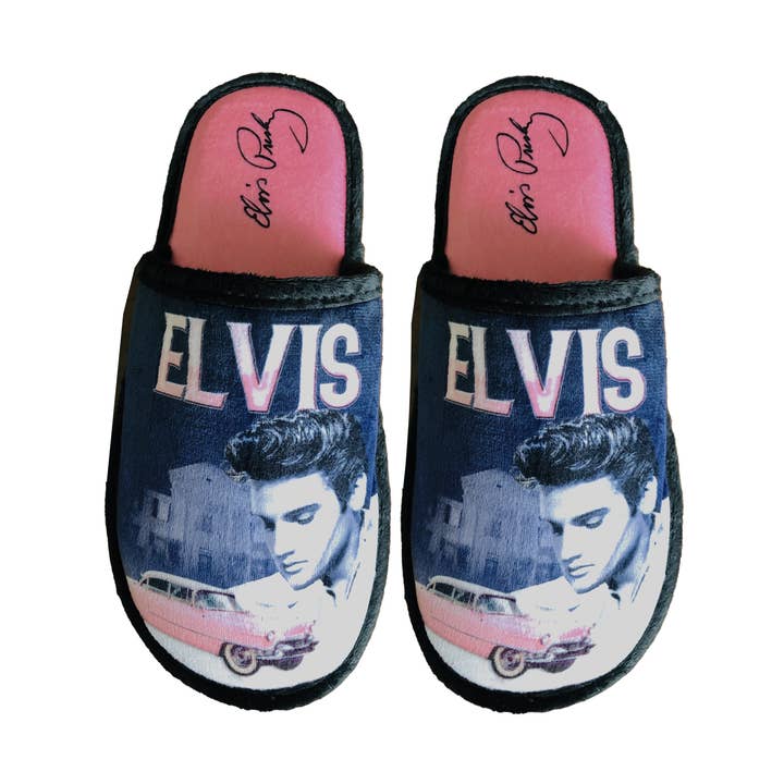 Elvis Slippers - Pink Caddy for wholesale by MID-SOUTH PRODUCTS