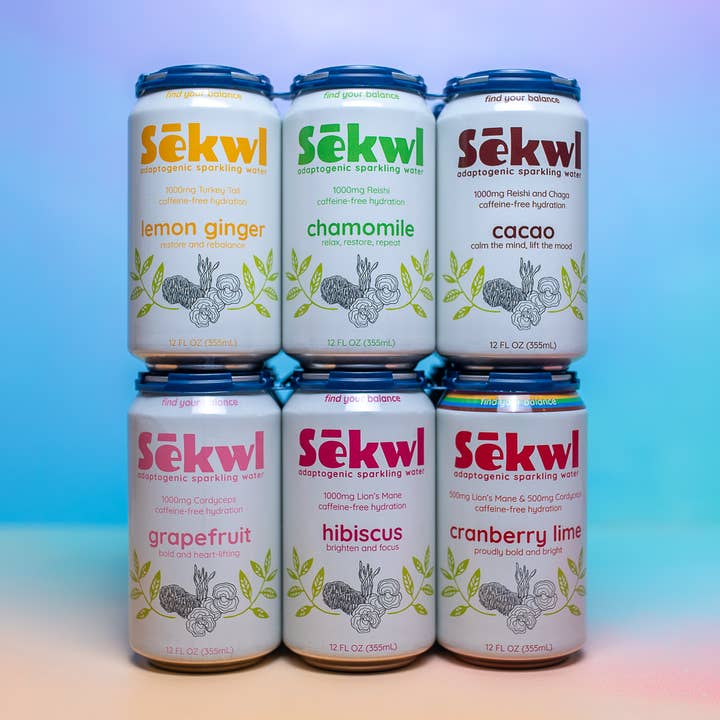 Sēkwl Beverage House - Wholesale Sparkling Water - Variety Pack - All 6 of Our Flavors0